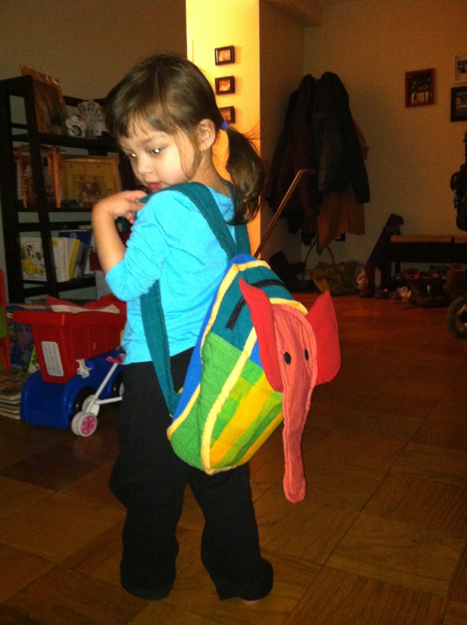 Elephant backpack