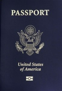 Cover of U.S. passport